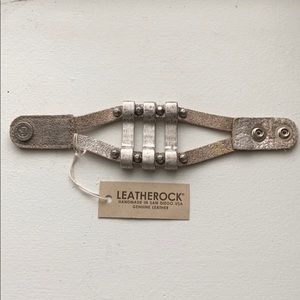 Leatherock bracelet.